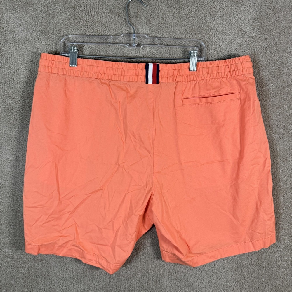 Tommy Hilfiger Shorts Mens 2XL Orange Elastic Waist Drawstring‎ Bermuda Swim - Picture 8 of 10